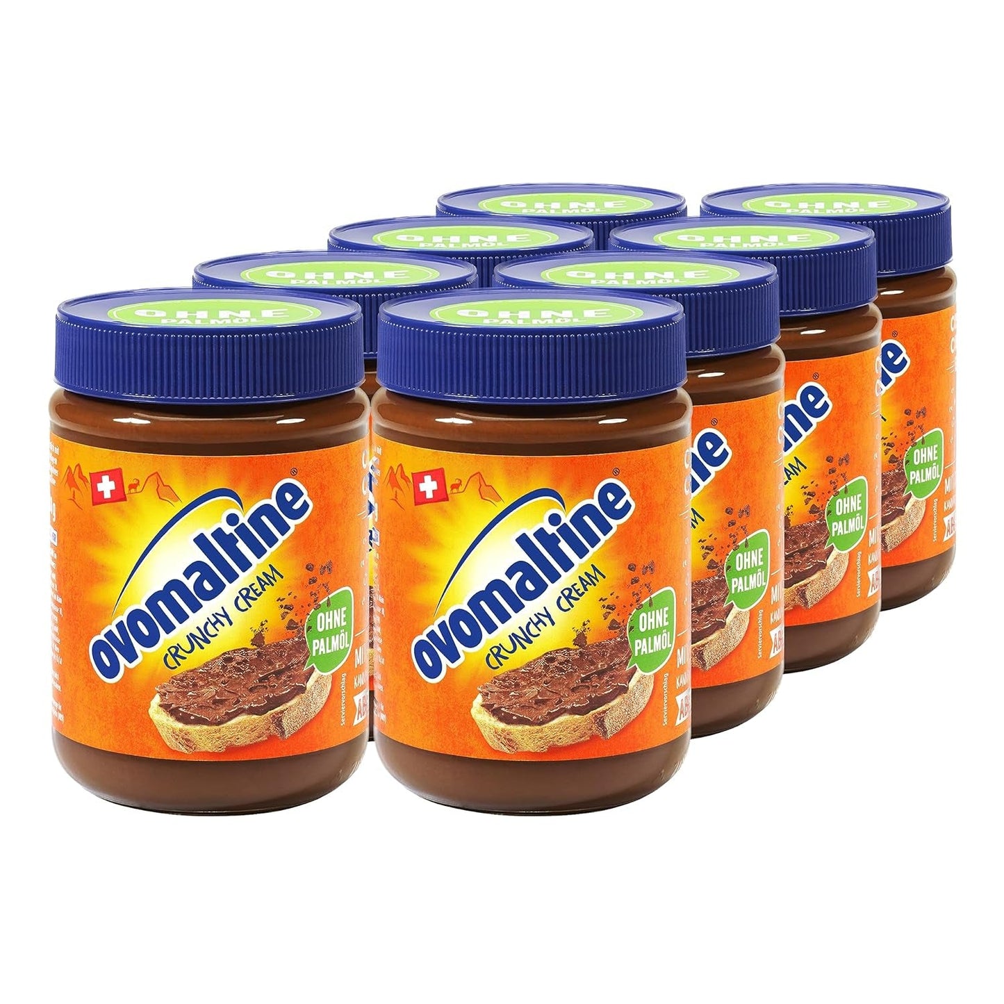 Ovomaltine OVO BREAK Wafel- en Chocoladereep - een knapperige snack met de onmiskenbare smaak van onze populaire Creme Crocante, uiteraard zonder palmolie (4 x 39 g)