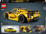 LEGO Technic Chevrolet Corvette Stingray - Bouwspeelgoed om te verzamelen - Speelgoedsportwagen - Automodel - Cadeau voor 9-jarige jongens en meisjes die van speelgoedauto's houden 42205 Bouwsets Besuche in LEGO-Store