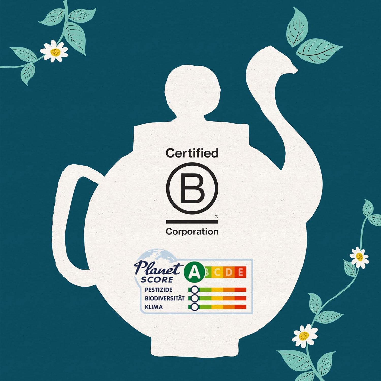 Cupper biologische theecadeauset, 6 assortiment kruiden- en fruitthee voor de hele dag, theeservies, geschenkdoos, geselecteerde biologische theecollectie (1 doos, 78 theezakjes)
