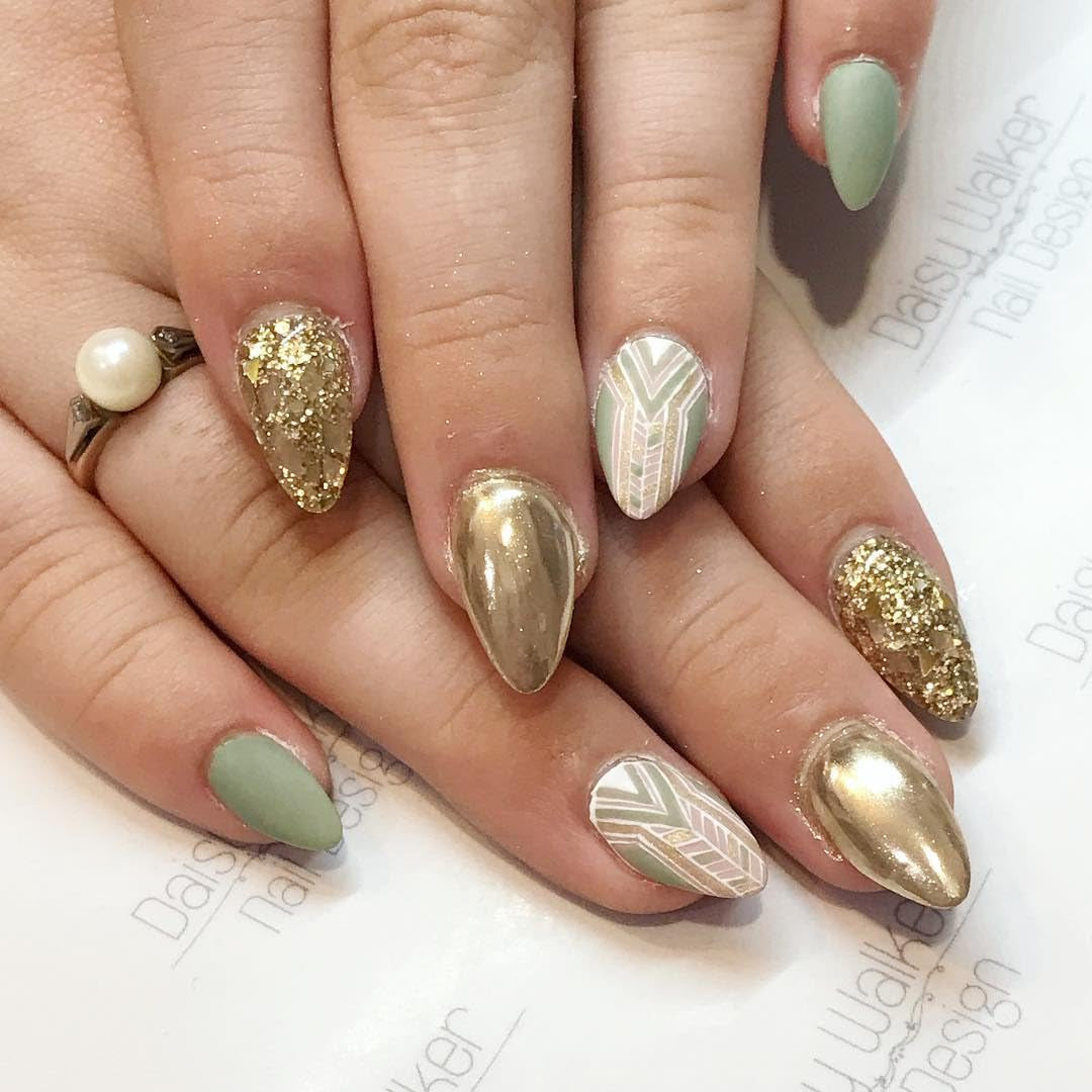 GZMAYUEN Chrom Pulver Für Nägel 6 Farbe Mirror Chrome Nagelpoeder Pigmentpoeder Nail Art