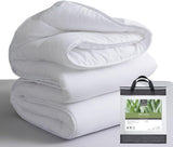 Tural - Dekbed 150 X 220 cm met Aloë Vera behandeling, vezelvulling 300 G/M², zacht, ademend, Oeko-Tex gecertificeerd (wit, bed 90 cm) Dekbedden en quilts Naty Shop 220X220