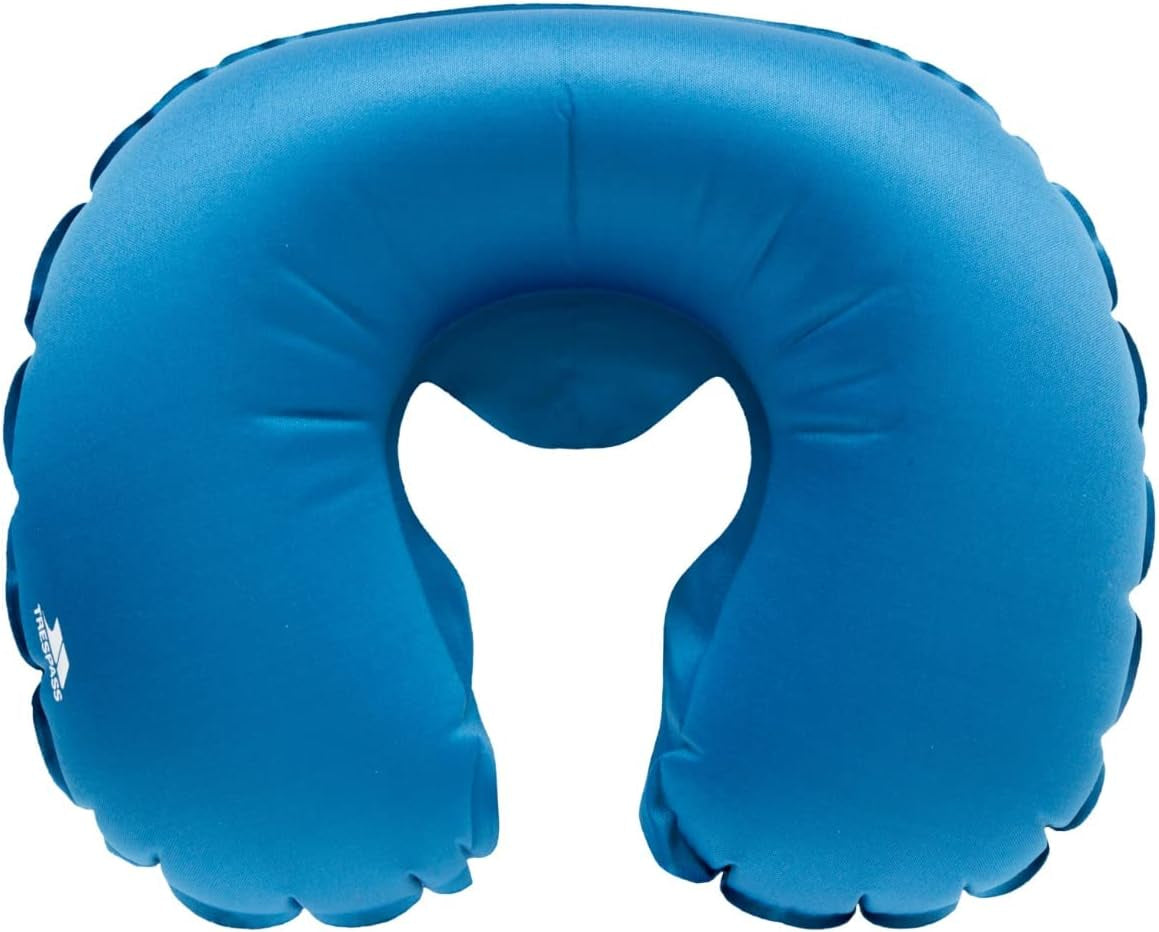 Trespass opblaasbaar nekkussen aan boord, blauw, één maat, UUACMIM30007_BLUEACH reiskussens Naty Shop blauw standaardformaat