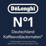 De'Longhi Magnifica Evo Next - Perfetto volautomatische espressomachine met LatteCrema melkopschuimer, 13 One-Touch-drankjes, koffie- en cappuccinomaker, kleurentouchscreen, titanium (ECAM312.80.TB)