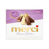merci Finest Selection Mousse au Chocolat Variatie – 1 x 210 g – Specialiteiten Exquise chocolademousse – Gevulde en ongevulde pralines
