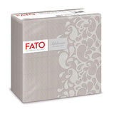 Fato - Droogpapieren servetten, airlaid, textieleffect, verpakking van 50 servetten, 40X40 gevouwen in 4-formaat, Tropicana Decor