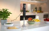 Emerio HB-111446 Keukenmixer, TESTSIEGER Preis/Leistung, Gummierter Rutschfester Griff, Edelstahl, Bpa-Frei, Schwarz, 250W Keuken Naty Shop