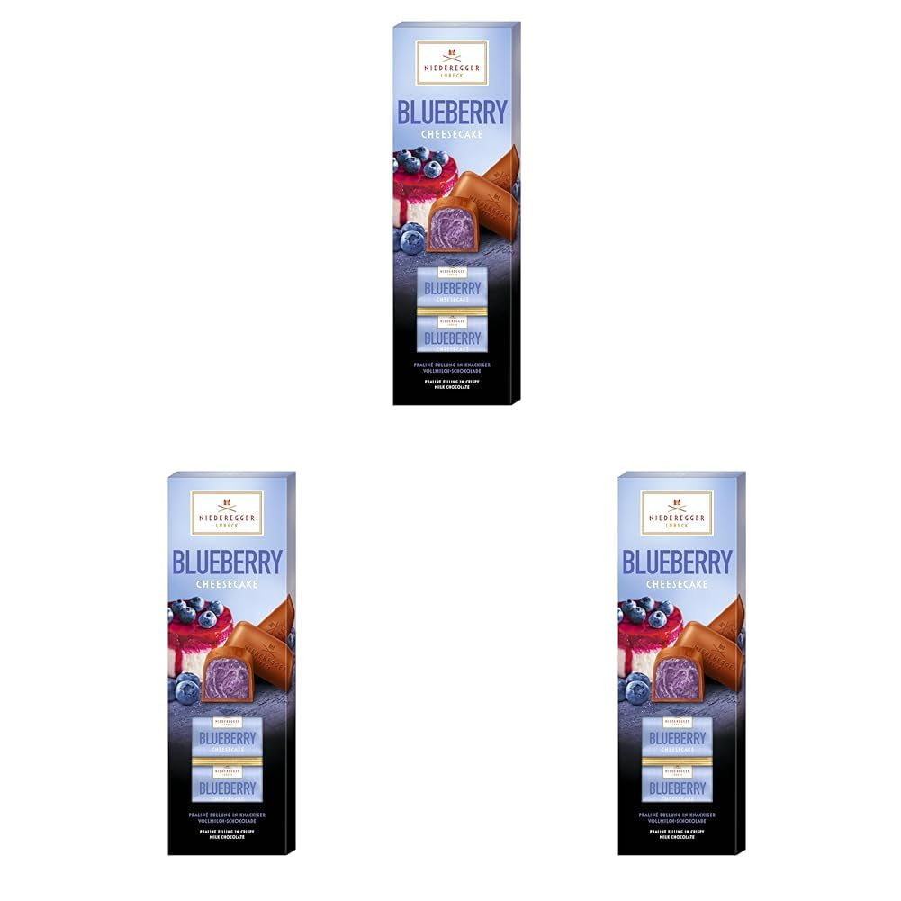 Niederegger Klassieke Chocolade "Bosbessen Cheesecake" 100g