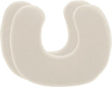 Zwarte kussensloop, dubbelpak, perfect voor ANDAR nekkussens, maco katoen (dubbele jersey), strijkvrij en geschikt voor de droger, set van 2 kussenslopen met ritssluiting, Oeko-Tex gecertificeerd Cervicale orthopedische kussens Naty Shop Ivoorwit / Ivoor