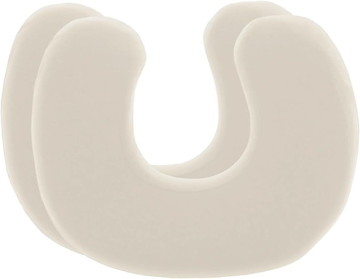Zwarte kussensloop, dubbelpak, perfect voor ANDAR nekkussens, maco katoen (dubbele jersey), strijkvrij en geschikt voor de droger, set van 2 kussenslopen met ritssluiting, Oeko-Tex gecertificeerd Cervicale orthopedische kussens Naty Shop Ivoorwit / Ivoor