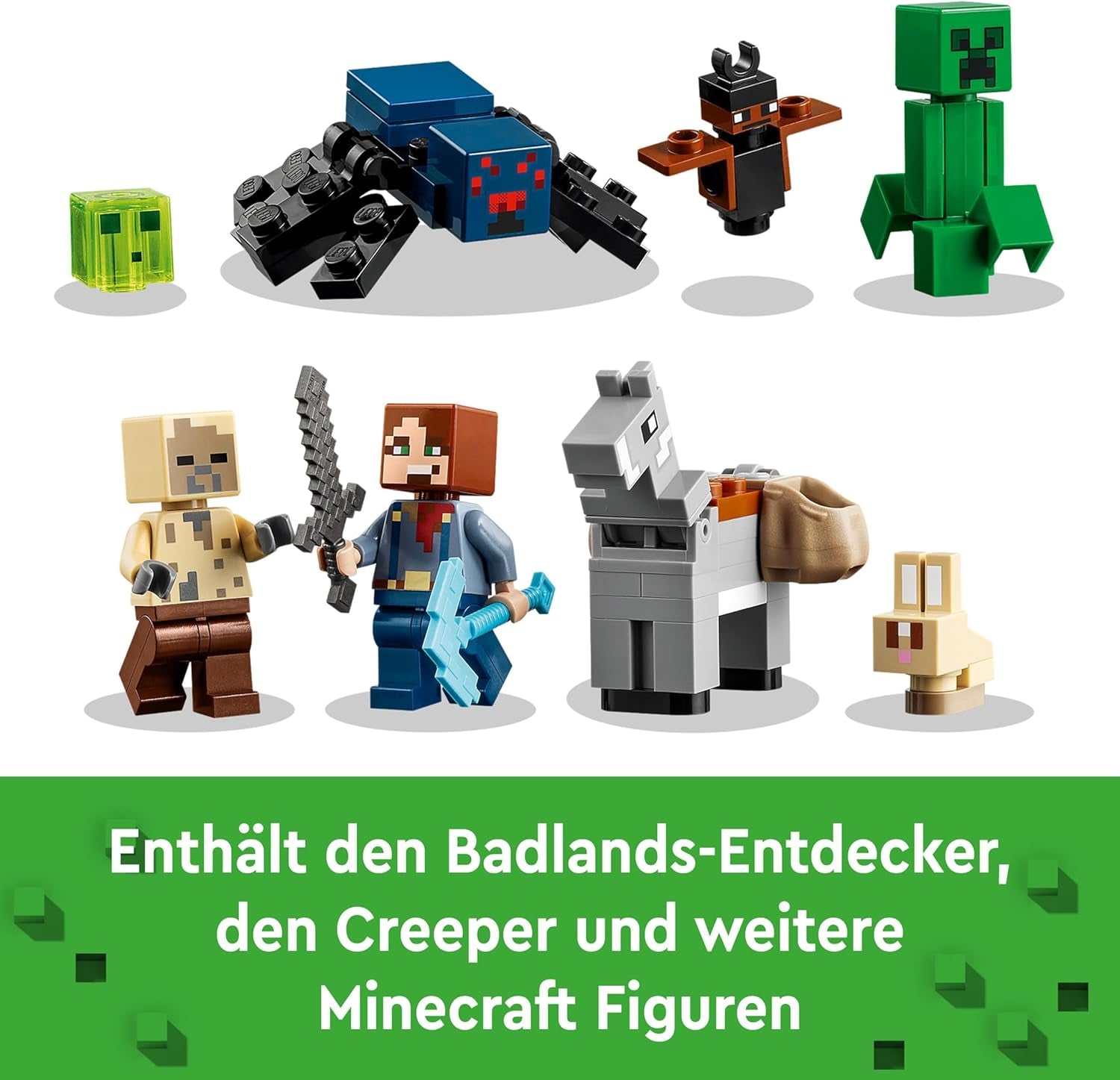LEGO Minecraft Badlands Mijn Videogame Mijnbouwspeelgoedset voor jongens en meisjes vanaf 8 jaar Leuke bouwstenen Avontuurset Verjaardagscadeau 21263 Bouwsets Bekijk de LEGO-Store