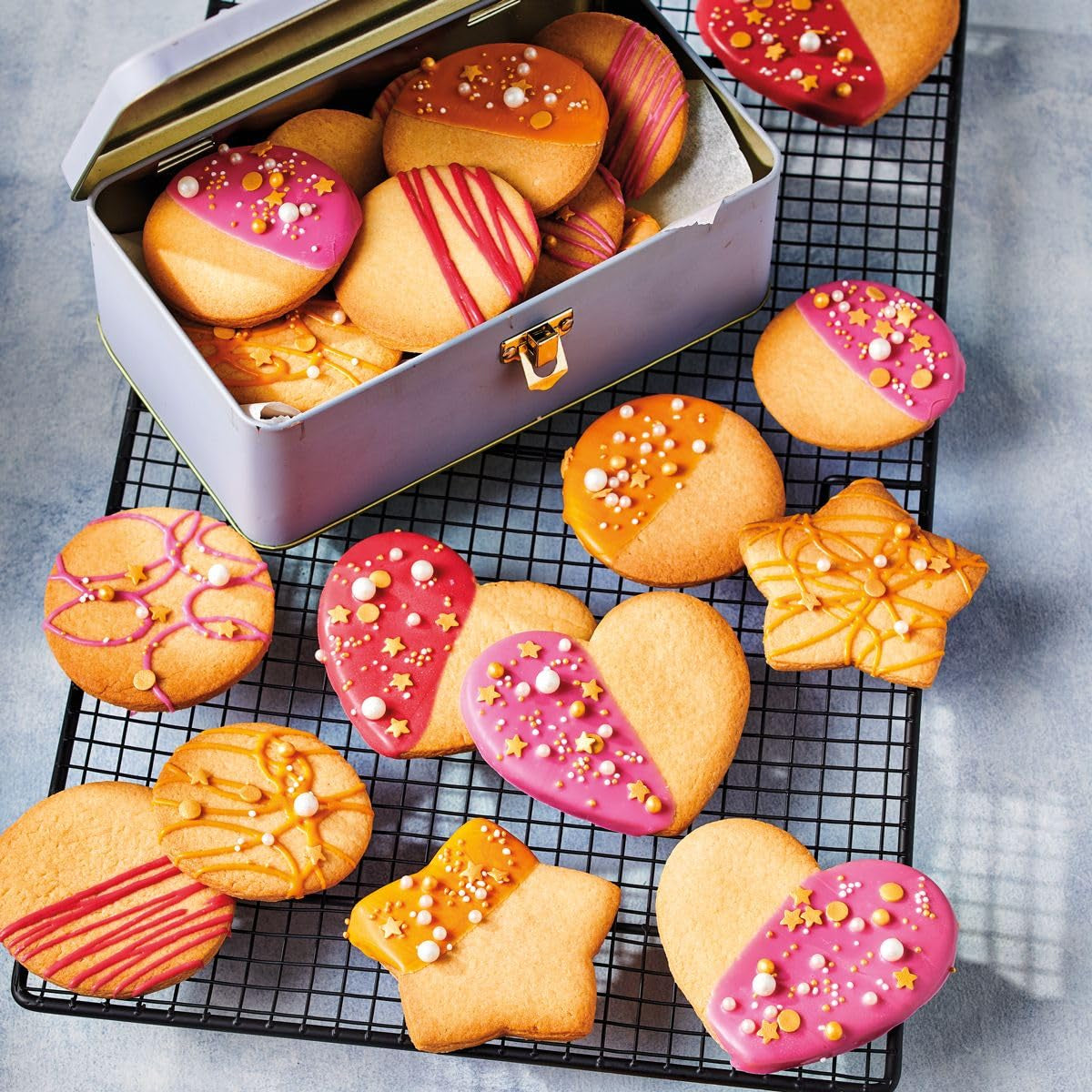 Funcakes Mix Für Kekse: Einfach Zu Verwendende, Knusprige Und Knusprige Kekse, Perfekt Zum Dekorieren Mit Fondant- Oder Royal Icing, Auch Als Tortenkruste Geeignet, Halal., 1 Kg Mix voor bakken en koken Naty Shop