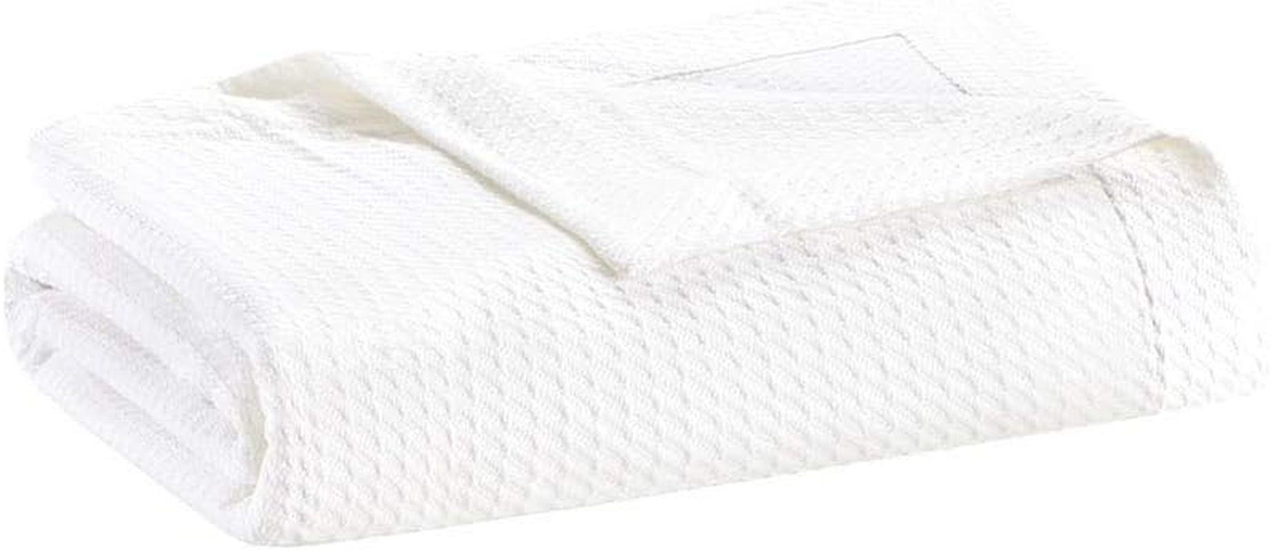 Madison Park 100% Egyptisch katoen ademend dekbeddeken Premium gebreide luxe seizoenslichtgewicht hoes voor slaapbank en bank Volledige/queensize bed Rose dekbedden en dekbedden Naty Shop Garden Wit/weelderig koning