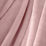Brentford's flanellen fleece deken, extra zacht, groot, pluizig, warm, slaapkamersprei, eenpersoonsbed, bank, bank, blozen roze - 120 x 150 cm bedden en dekens Beuche den Brentfords-Store