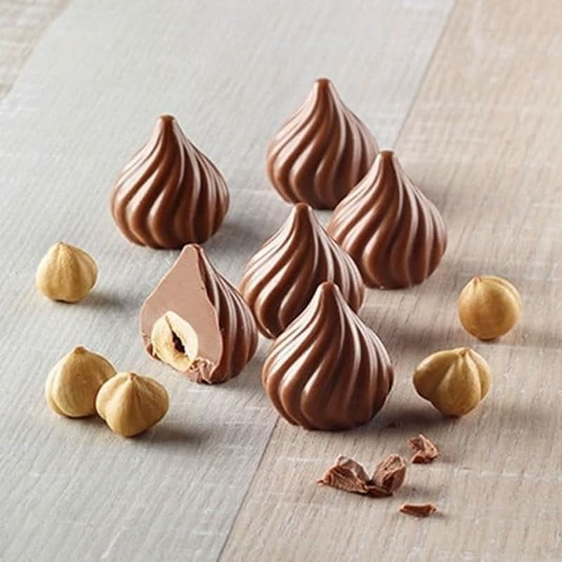 Silikomart 199384, 3D chocoladevorm keukenvlam Naty Shop