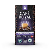 Café Royal Dark Chocolate Flavoured 100 Kapsels voor Nespresso Kaffee Machine - 4/10 Intensiteit - UTZ-zertifiziert, aus Aluminium & Lungo 36 Kapsels voor Nespresso Kaffee Machine - 4/10 Intensiteit