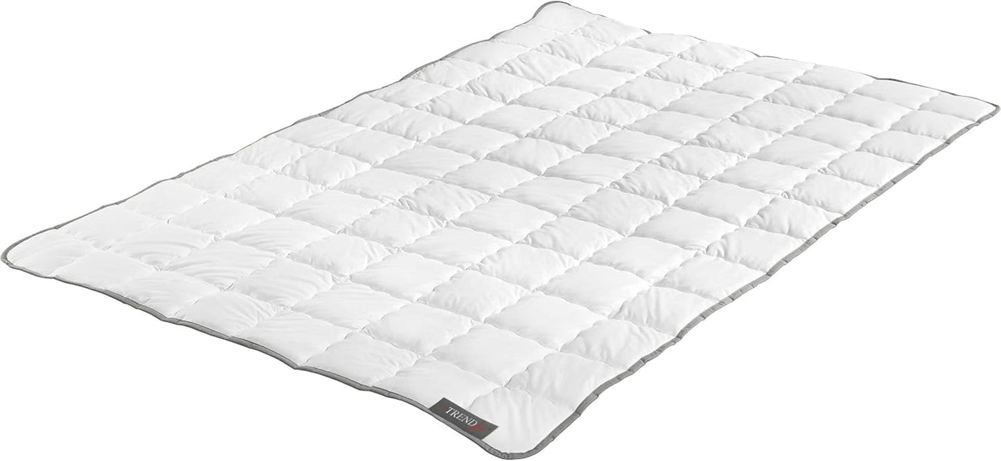 Badenia Trendline Clean Cotton Light dekbed voor de zomer, 135 X 200 Cm, Oeko-Tex gecertificeerd, Geproduceerd volgens de Duitse kwaliteitsnorm Quilts en quilts Naty Shop Wit 135 X 200 Cm