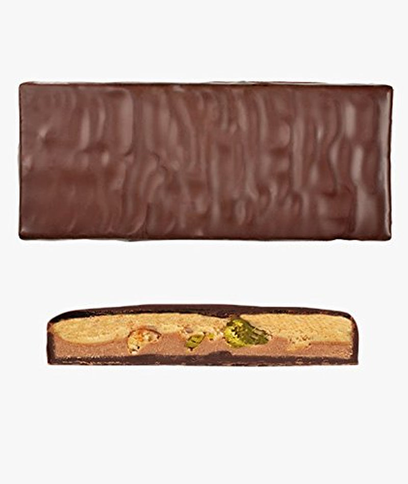 Melkchocolade en Franse nougat, handgemaakt (70 g) - Bio