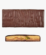 Melkchocolade en Franse nougat, handgemaakt (70 g) - Bio
