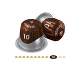 Jacobs Kaffeekapseln Espresso Intenso, Intensität 10/12, 10 x 20 Getränke, Nespresso* compatibel Kaffee Kapseln, 200 Kapseln