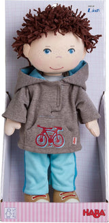 HABA 306528 - Lian Doll - Pluche pop voor kinderen vanaf 18 maanden om te spelen en te knuffelen gemaakt van zachte materialen - Afmeting: 30 cm Naty Shop Dolls