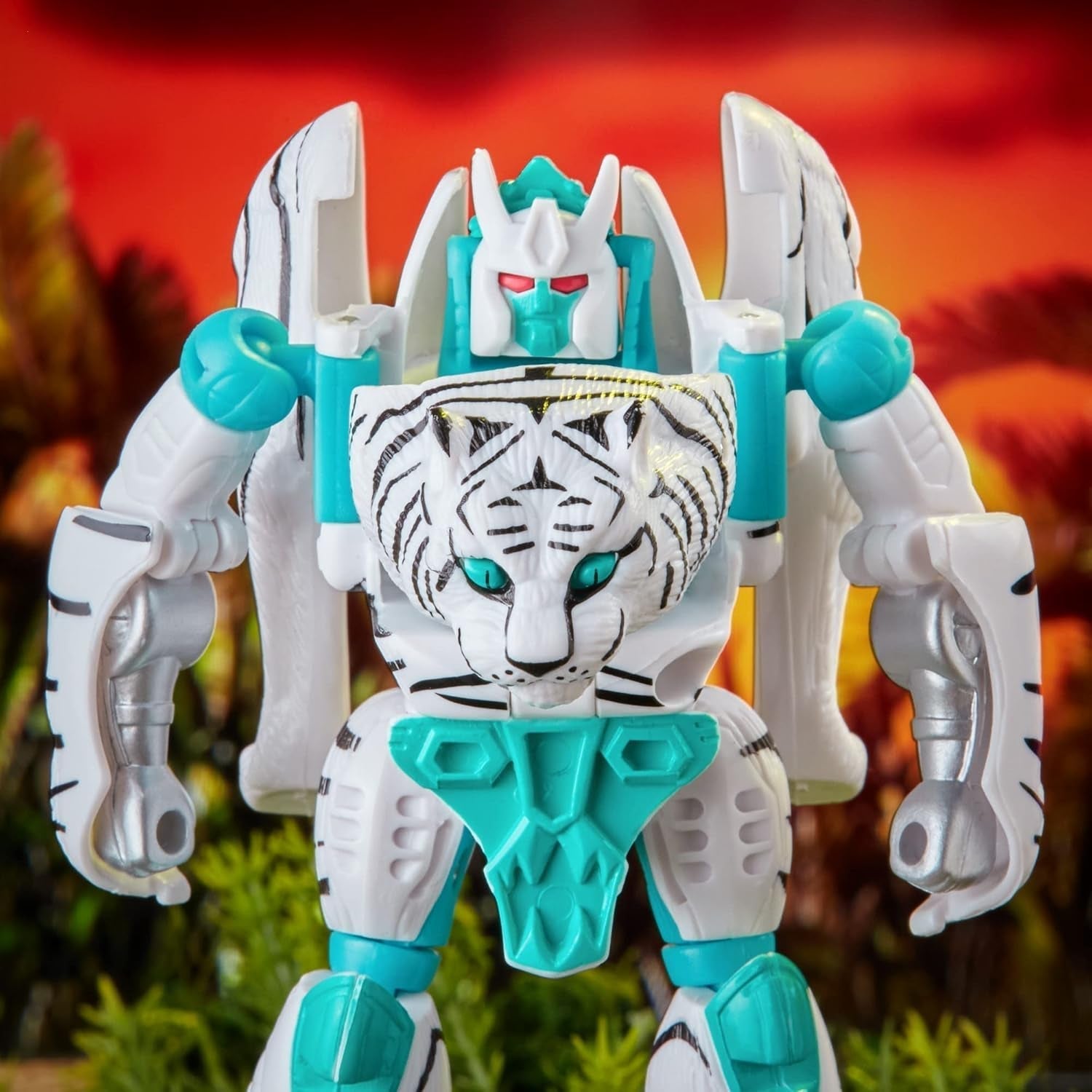 Transformers Speelgoed Vintage Beast Wars, Tigatron-actiefiguur om te verzamelen (12,5 cm), voor volwassenen en kinderen vanaf 8 jaar, F4225, Multi, Eén maat actiefiguren Naty Shop