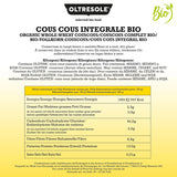 Biologische volkoren couscous 5 kg, biologisch volkoren durumtarwemeel, ideaal voor gezonde voor- en bijgerechten, handig formaat