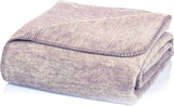 Glart gezellige deken eenvoudige bordeauxrode deken 130X170 cm bank, zachte en warme wollen deken extra donzig als een bankdeken bankdeken, knuffeldeken gezellige deken, pluche bankspreideken, U1B bedden en dekens Glart Simple grijs verfrommeld