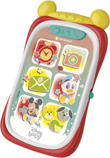 Clementoni 17711 Disney Baby Baby Mickey Smartphone, mobiele telefoon voor kinderen met licht- en geluidseffecten, interactief speelgoed voor kinderen van 9-36 maanden, M, veelkleurig Bebe Toys Naty Shop standaardtitel