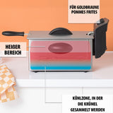 Tristar oliefriteuse FR-6935, 2000 watt, 3 liter, thermostaat, koude zone, 3-4 personen, metaal Apparaten Naty Shop
