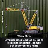 LEGO Technic Liebherr LR 13000 Rupskraanset, bouw het beste op afstand bestuurbare bouwvoertuigmodel met Control+ app, kraan met liersysteem en hefarm, grote modelbouwset voor volwassenen 42146 Besuche Den LEGO-Store bouwsets