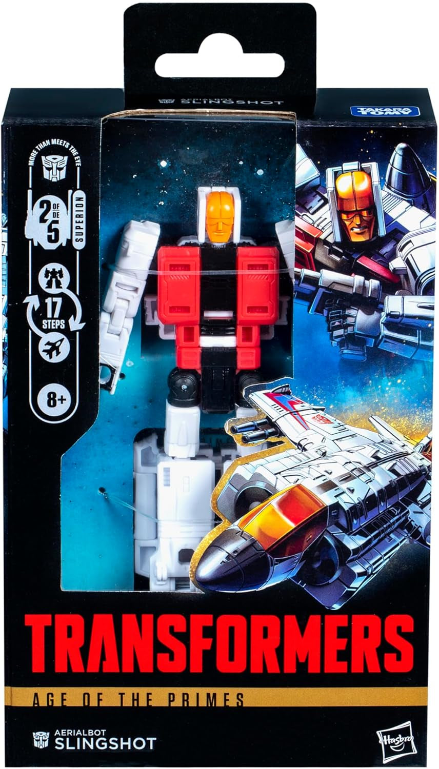 Transformers Age of the Primes Deluxe-Klasse Aerialbot Slingshot-actiefiguur Actiefiguren Naty Shop