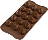 Silikomart 199384, 3D chocoladevorm keukenvlam Naty Shop