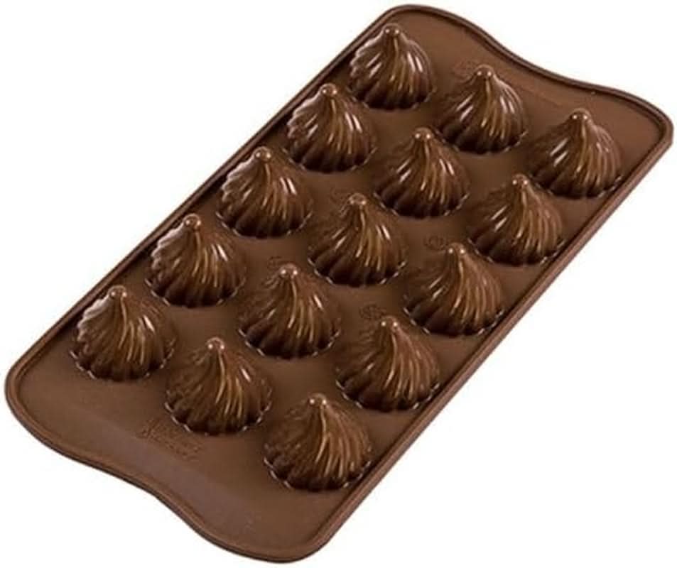 Silikomart 199384, 3D chocoladevorm keukenvlam Naty Shop