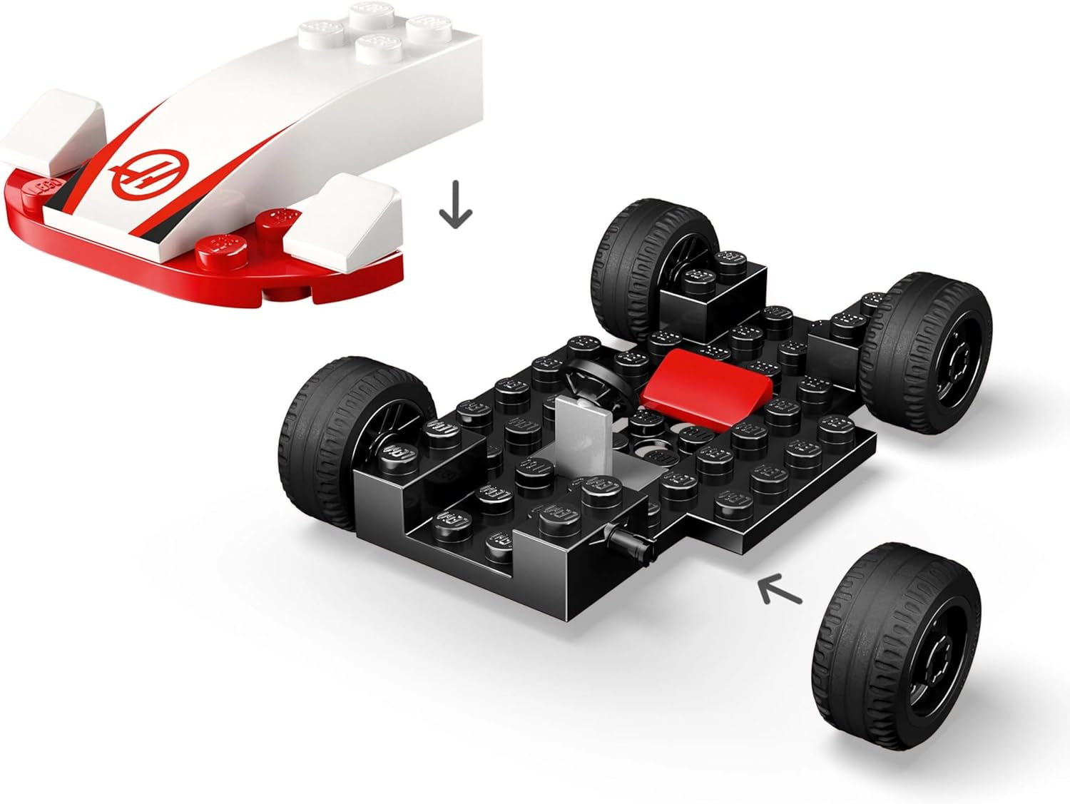 LEGO City F1 Williams Racing en Haas F1 racewagens - Formule 1 speelgoed met bouwbare auto's en 2 minifiguren van coureurs - Kleine cadeau-ideeën voor jongens en meisjes vanaf 4 jaar 60464 Bouwsets Beuche in LEGO-Store