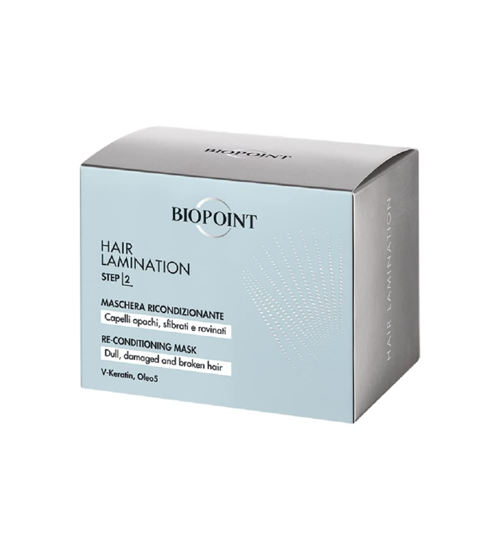 Haarlaminering Stap 2, Reparatiemasker 200 ml, 6,7 Fl Oz Gemaakt in Italië Haarmasker Naty Shop
