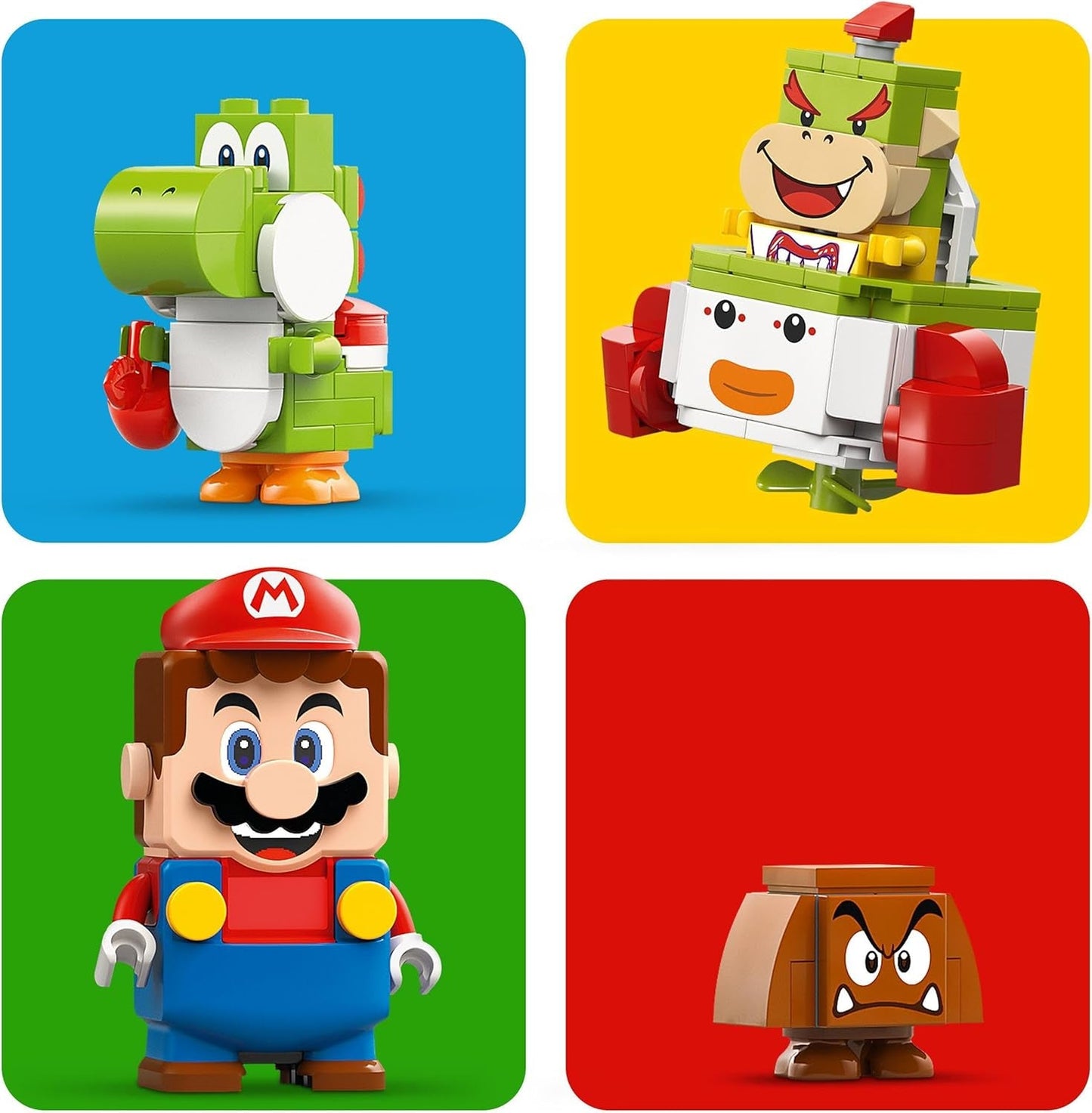 LEGO Super Mario-avontuur met interactieve Mario, Junior Clown-karset, Toy Yoshi, Nintendo-cadeau voor jongens, meisjes en gamers vanaf 6 jaar 71439 Bouwsets Besuche in LEGO-Store