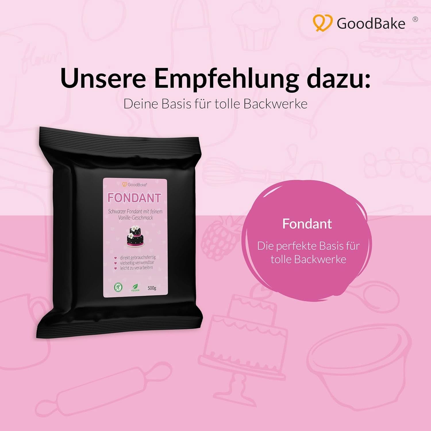 Goodbake Happy Glitter Gold - Eetbare glitters, 10 gram Glitter Naty Shop