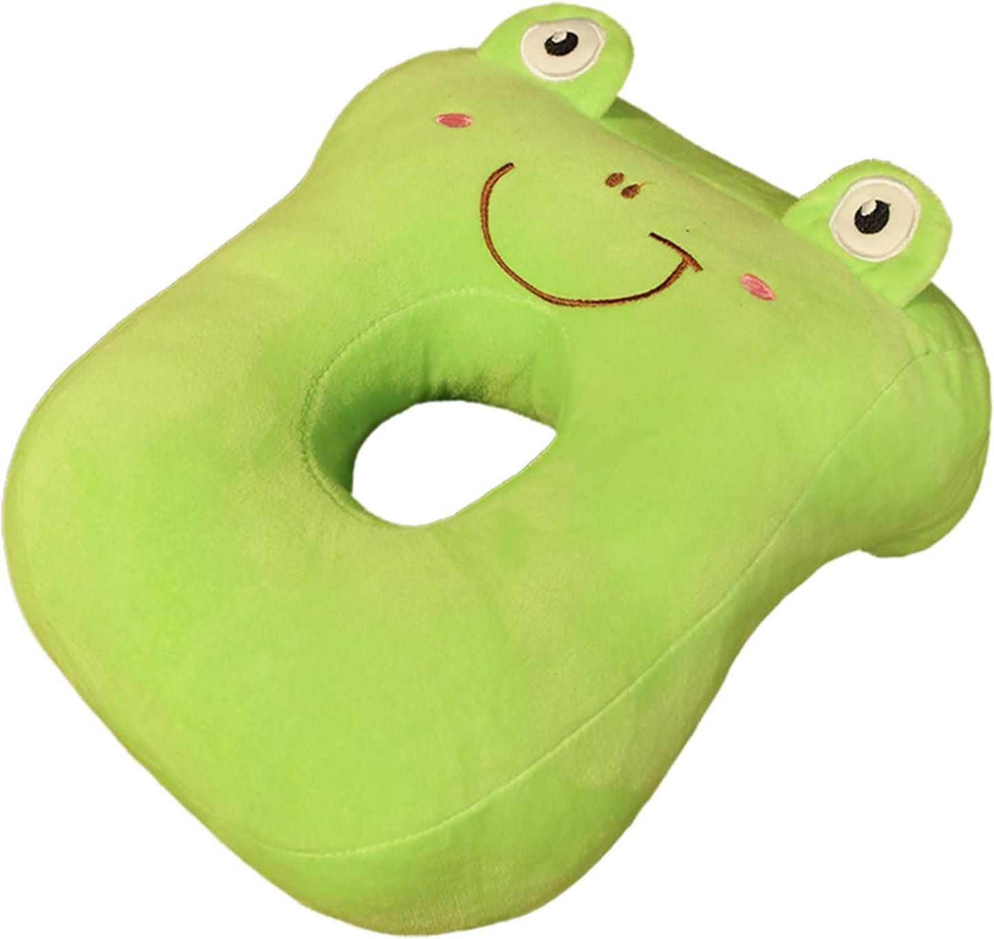 Kantoorslaapkussen Geheugenkatoen Schattig oorgatkussen Zacht slaapkussen Zijslaper Oorkussen voor dames Meisjes Kinderen (Kittengrijs) Cervicale orthopedische kussens Naty Shop Groene Kikker