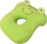 Kantoorslaapkussen Geheugenkatoen Schattig oorgatkussen Zacht slaapkussen Zijslaper Oorkussen voor dames Meisjes Kinderen (Kittengrijs) Cervicale orthopedische kussens Naty Shop Groene Kikker