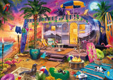 Schmidt Spiele 58573 Jeff Haynie, Mit Dem Wohnwagen Am Meer, puzzel 1000 stukjes Puzzel Naty Shop