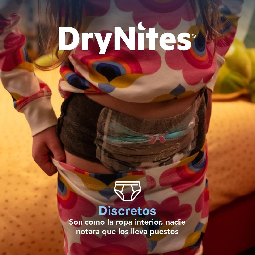 DryNites pyjamabroek voor meisjes 3-5 jaar, 1 pak (1 x 16 stuks)