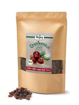Biojoy biologische gedroogde veenbessen (1 kg), veenbessen gezoet met appelstroop Gedroogde producten Naty Shop