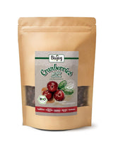 Biojoy biologische gedroogde veenbessen (1 kg), veenbessen gezoet met appelstroop Gedroogde producten Naty Shop 500 G