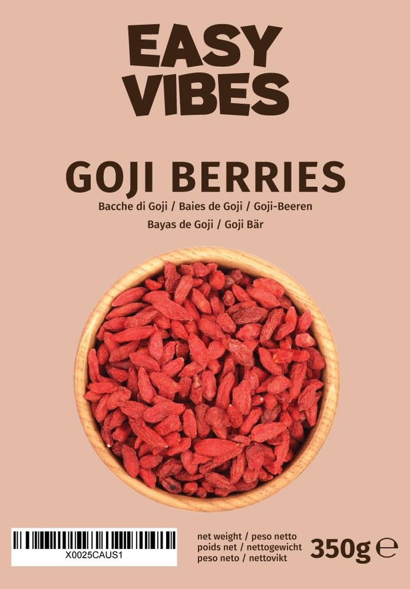'- Natuurlijke gojibessen (350 g) - Gedroogde gedehydrateerde producten van Naty Shop