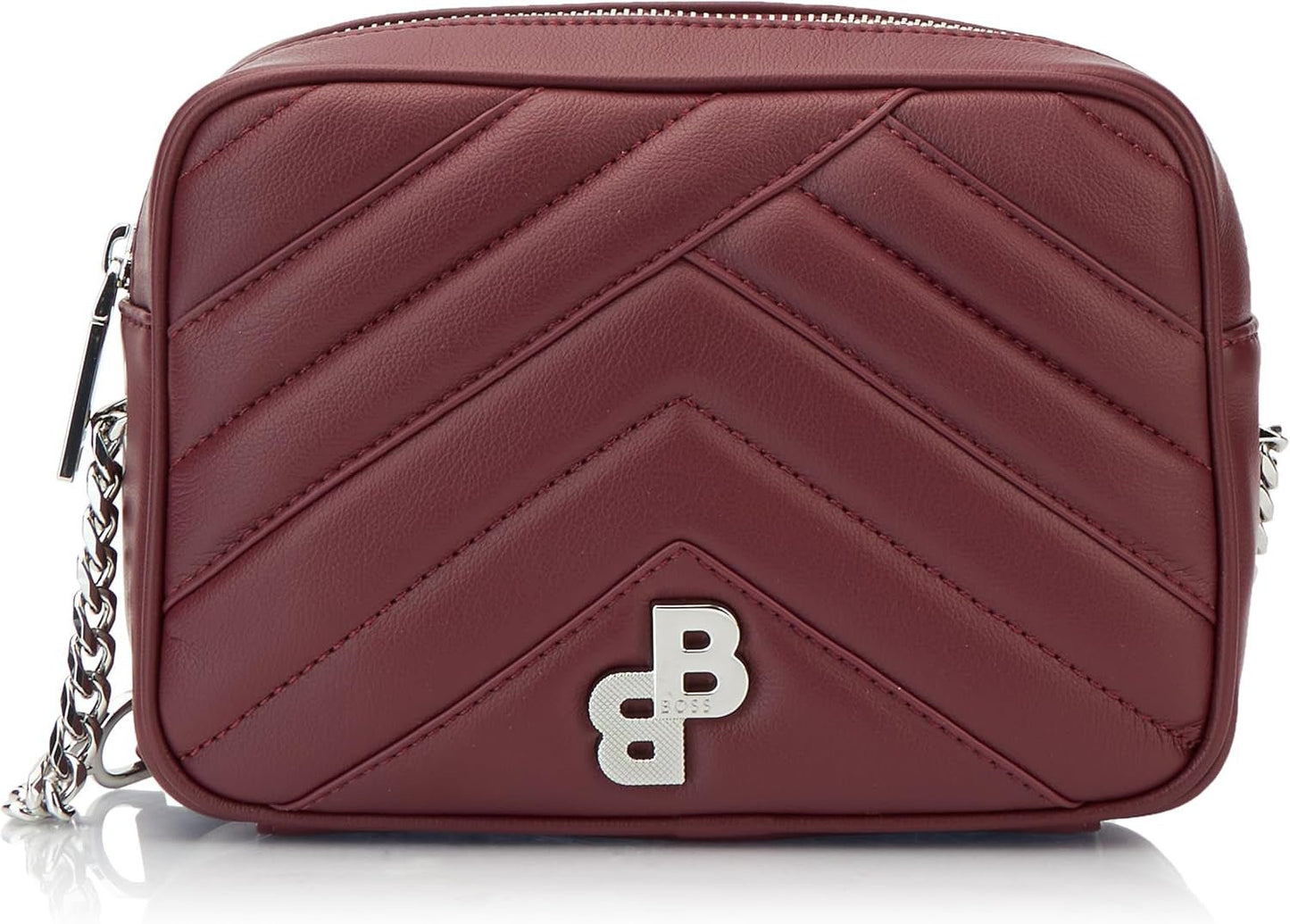 BOSS Evelyn Zip Crossb.n. Crossbodytassen Dames Naty Shop Donkerrood602
