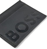 BOSS Hugo Big Bb_s-kaarthouder voor heren, zwart1, ONESI EU herenportemonnee Naty Shop
