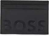 BOSS Hugo Big Bb_s-kaarthouder voor heren, zwart1, ONESI EU herenportemonnee Naty Shop standaardtitel