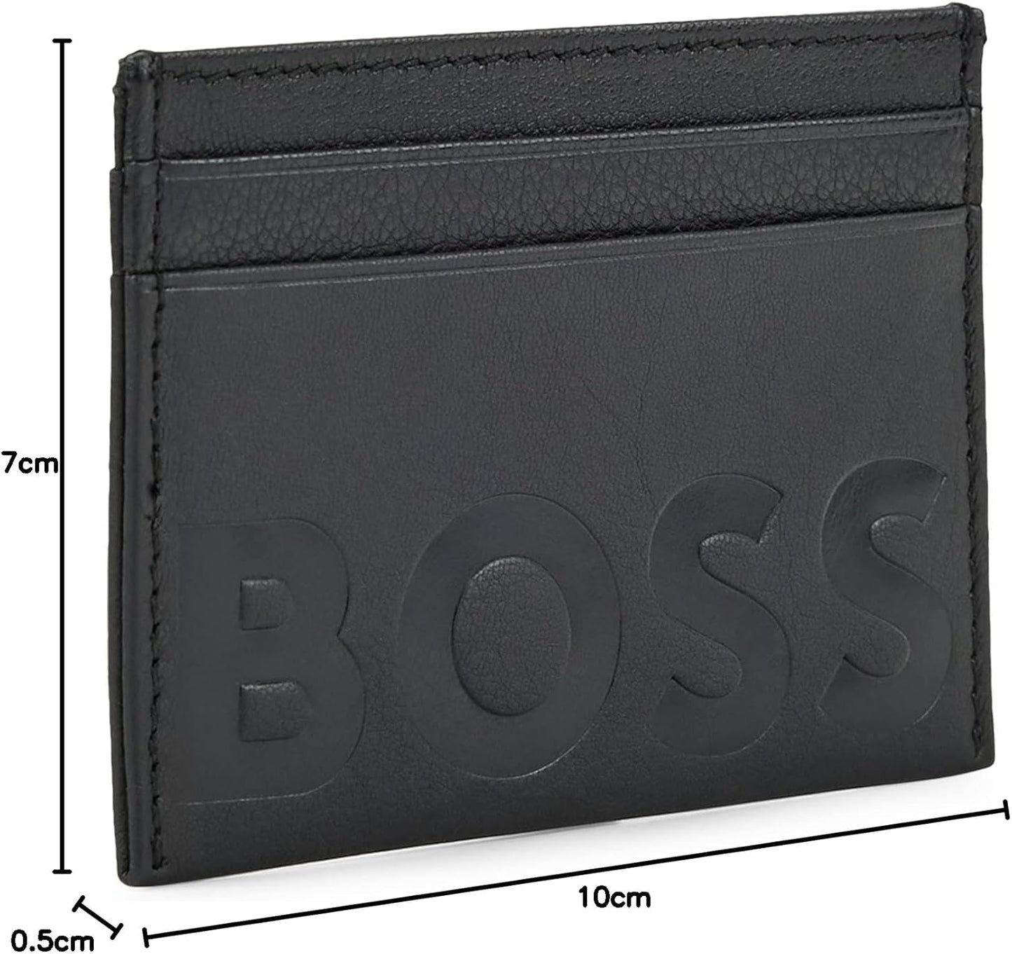 BOSS Hugo Big Bb_s-kaarthouder voor heren, zwart1, ONESI EU herenportemonnee Naty Shop
