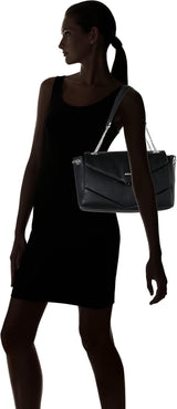 BOSS Dames Katlin Sh. Bag-Q Schoudertas Zwart1 One Size Damestassen Naty Shop