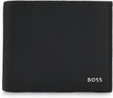 BOSS Nieuwe Crosstown_TRIF. Herenportemonnee Naty Shop Zwart Onesi